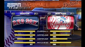 Retro Gaming: ESPN MLB 2K5 Boston Red Sox vs New York Yankees