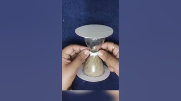 DIY Sand Clock #Plastic bottle Craft #Handmade Sand Clock #Best out of Waste #youtubeshort #Short