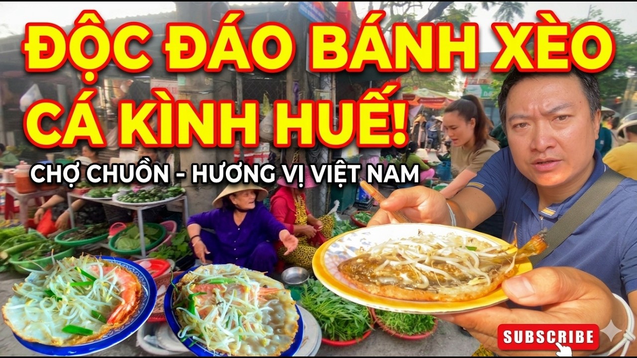 Độc Đáo Bánh Xèo Cá Kình Chợ Làng Chuồn – Đặc Sản Nức Tiếng Huế