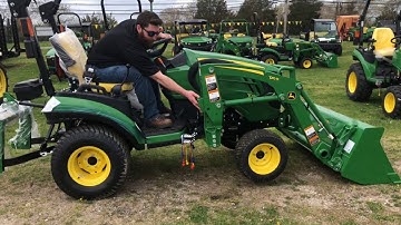 1025R John Deere Loader Removal