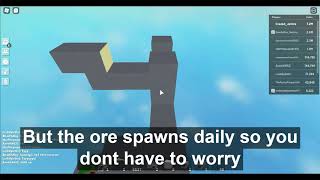 What To Do When U Mine Your Copper Ore In Islands Roblox