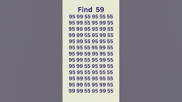 can you find 59 in 5 seconds? #wordpuzzlegame #game #mathematics #mindbendingquiz #puzzle6 5