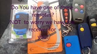 Codeing Remotes to a universal C/hopping Receiver