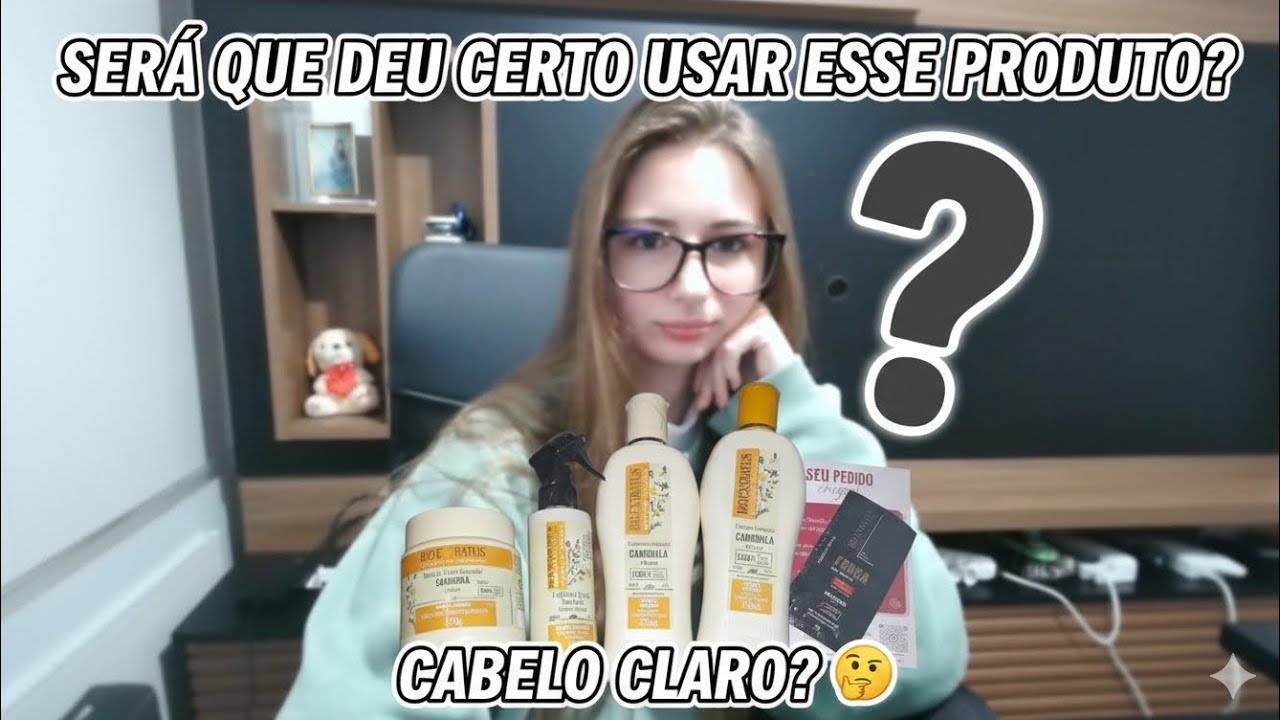 TESTEI KIT CLAREADOR BIO EXTRATUS CAMOMILA: Será que o Cabelo Abriu o Tom? 🤔 | REVIEW