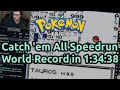 Pokémon Blue - Catch 'em All Speedrun in 1:34:38 [Former World Record]