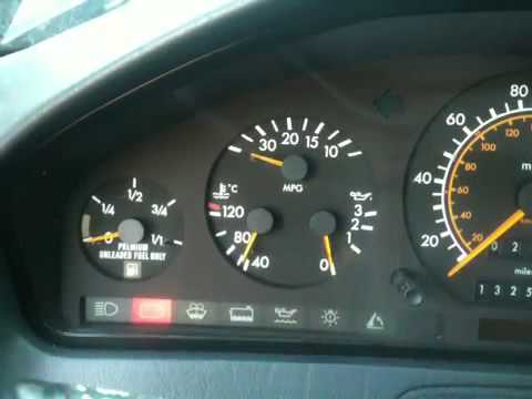 1991 Mercedes Benz R129 300SL Instrument Cluster Freakout ... mercedes 220 wiring 
