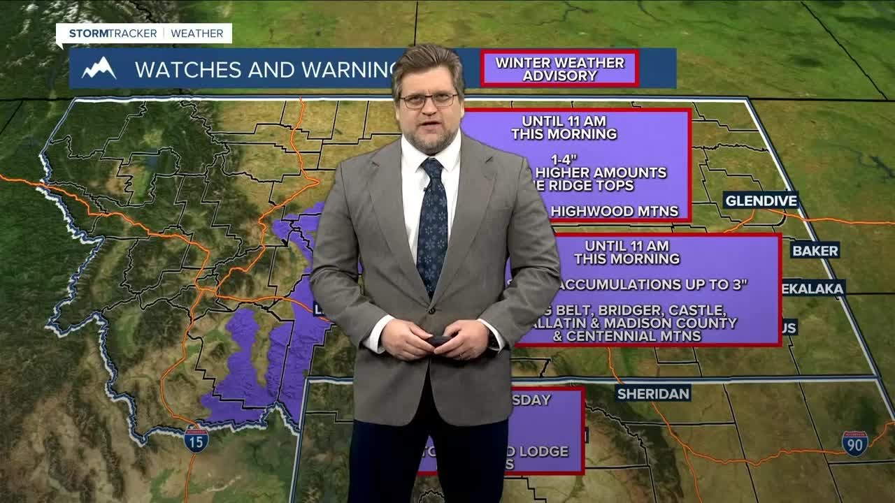 Q2 Billings Area Weather: Very cold with more snow then a warm up - YouTube