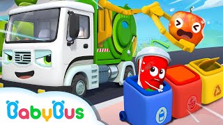 Video thumbnail of "Mașina de gunoi  - Cântece cu Mașini Educative pentru Copii de la BabyBus"