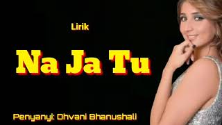 Na Ja Tu - Dhvani Bhanushalid "lirik"