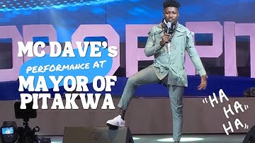 Intelligent Stand Up Comedy With MC Dave At Mayor Of Pitakwa 2022 🧠