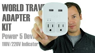 Best International Power Adapter?  Ceptics World Travel Adapter Kit with USB Review