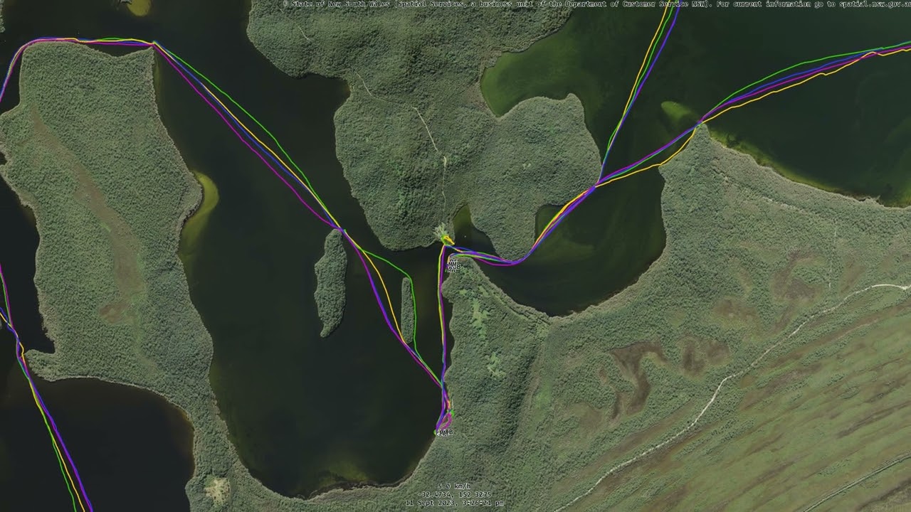 Myall Lakes Kayaking 2023 - Zoomed follow