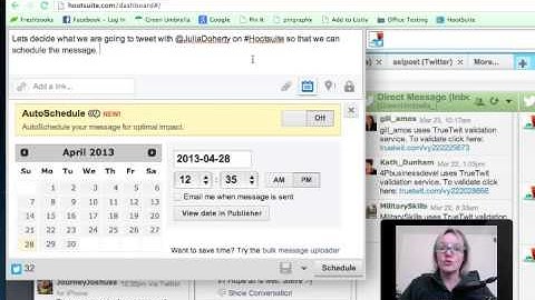 How to schedule and edit a pre-scheduled tweet in Hootsuite