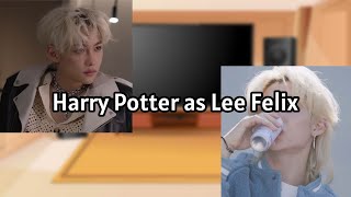 Characters Harry Potter react to Harry Potter as Lee Felix