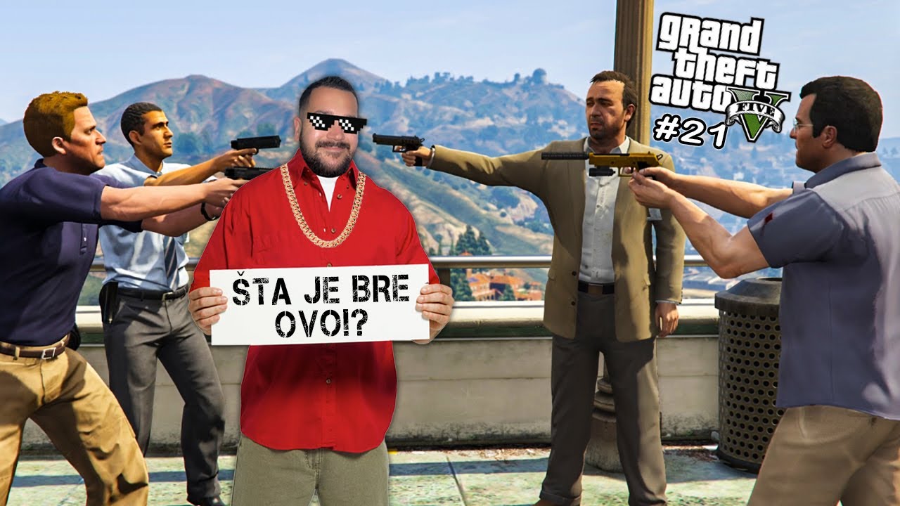 DEFINITIVNO, NAJLUĐA EPIZODA DO SADA!! - Grand Theft Auto V EP#21