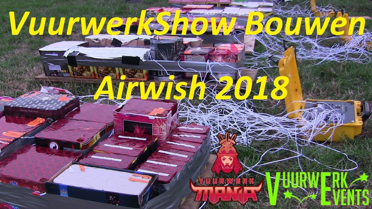 Vuurwerkshow Bouwen - Vuurwerk Events - Airwish 2018