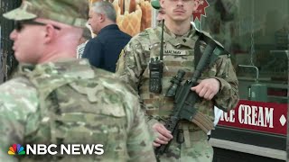 Massive security in place for Super Bowl