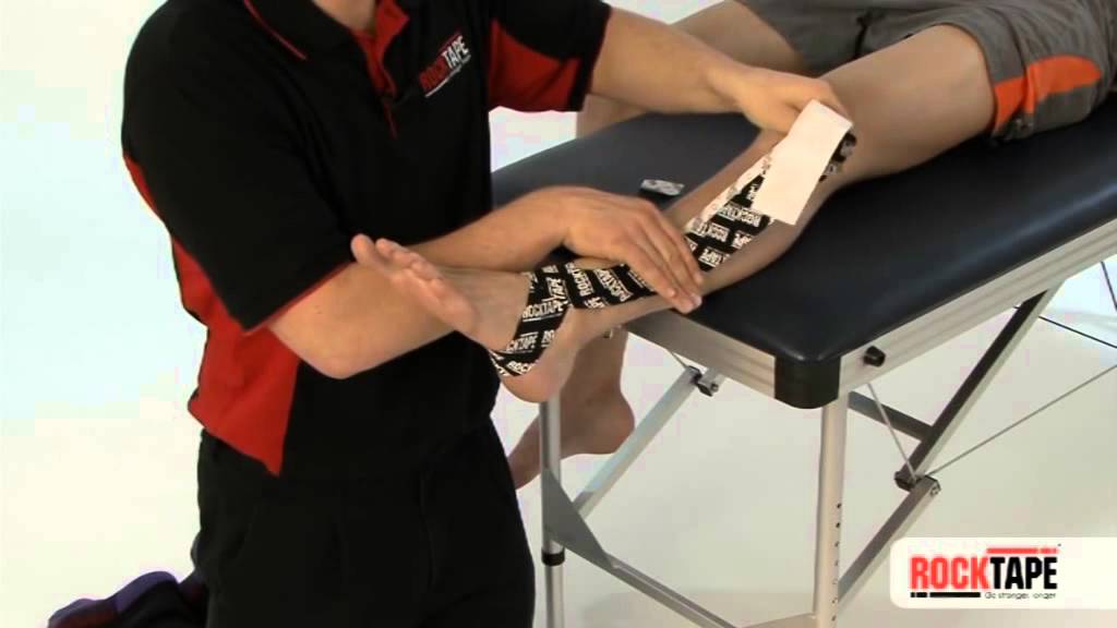 ROCKTAPE ข้อเท้าแพลง (Sprained Ankle) YouTube