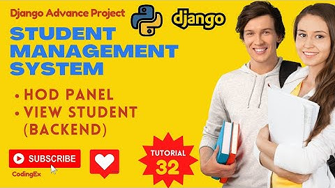 View Student (Backend) | Python Django Tutorial | Student Management System in Hindi