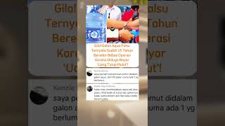 Galon Aqua Palsu 15 Tahun Beredar Bebas!