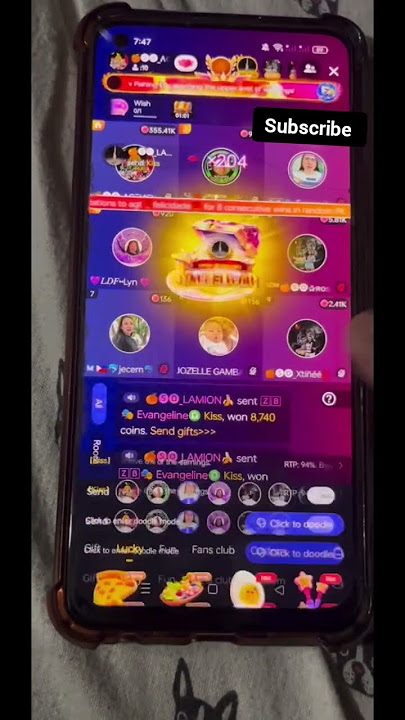 Big Win Coins from Gift / Hallelujah in Poppolive streaming app - 500k #poppolive #bigwin #luckygift
