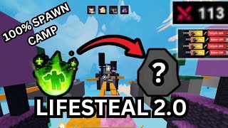 NEW ENCHANT REPLACED LIFESTEAL to SPAWN CAMP in ROBLOX BEDWARS