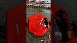 we carried out a full Abandon Ship Drill as part of our safety training onboard. #trendingshorts