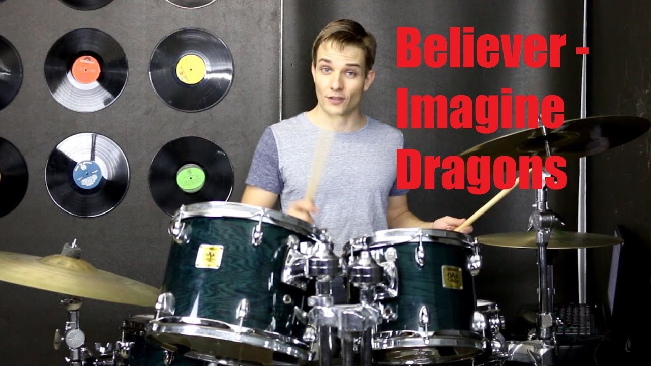 Believer Drum Tutorial Imagine Dragons Youtube