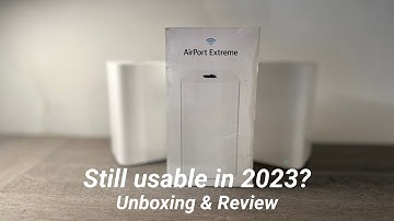 Apple AirPort Extreme - Usable in 2023? Unboxing & Review