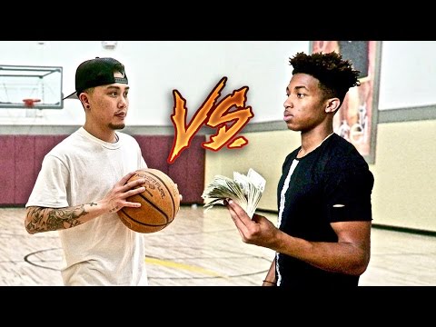 $2,000 BET on 1v.1 Game of BASKETBALL!!!