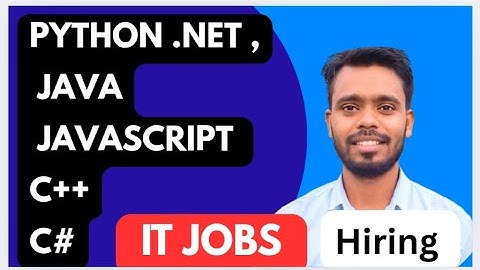 IT Jobs Noida Software Development   python .NET ,Java ,JavaScript ,C++ C# #noida #noidajob #itjobs