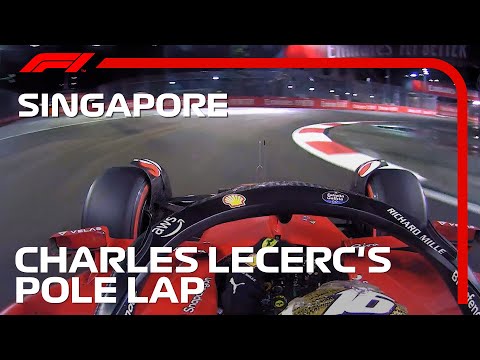 Charles Leclerc’s Onboard Pole Lap | 2022 Singapore Grand Prix | Pirelli