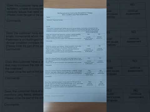 Bed Lever Risk Assessment