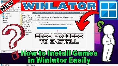 How to install games in Winlator🔥| Games installation process for Winlator 😱| Technical Gamer