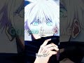 Gojo in anime vs gojo in manga #anime #jujitsu kaisen