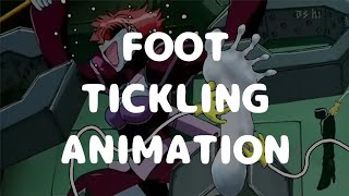 ?足の裏くすぐりアニメ?foot tickling anime　(Corrector Yui　remake)