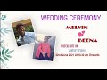 Wedding ceremony  melvin  beena    kerala wedding  lovely studio