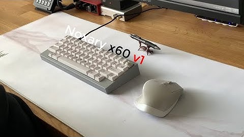 Noxary x60 w/Lubed Holy Pandas Sound Test/Typing Test