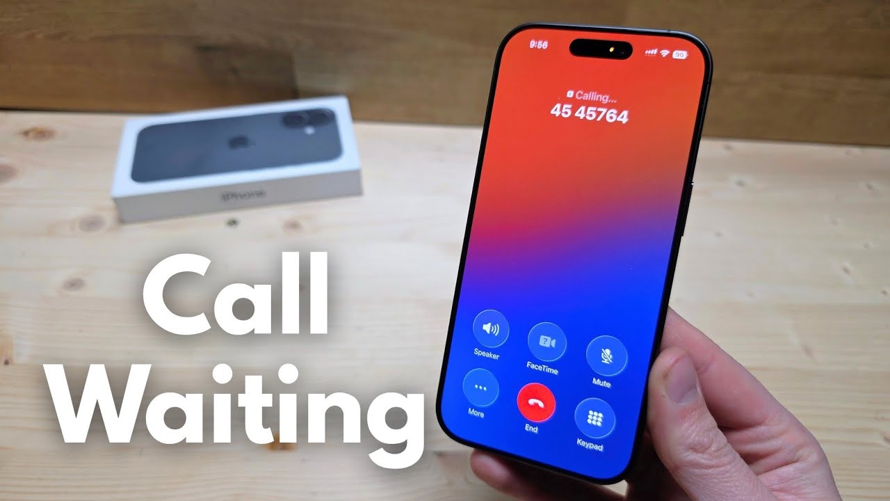 Как включить и выключить ожидание вызова на iPhone 17 / 17 PRO