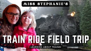 Train Ride Virtual Field Trip, Let's Learn About Trains for Preschool, Elementary, Homeschool Kids