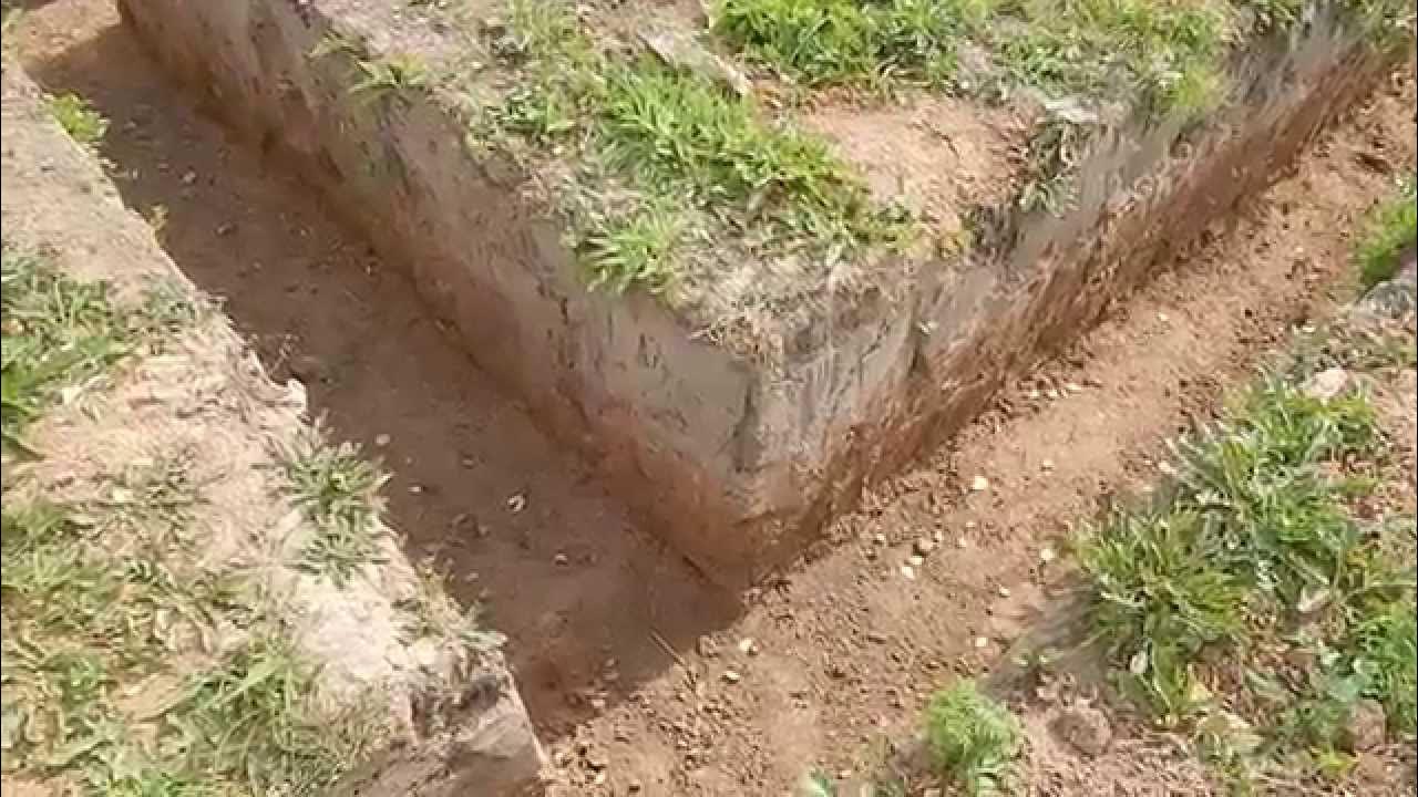 Инструмент для копки траншеи под фундамент. Копка траншеи под фундамент вручную. Траншея для фундамента. Какой копать фундамент. Траншея под ленточный фундамент.