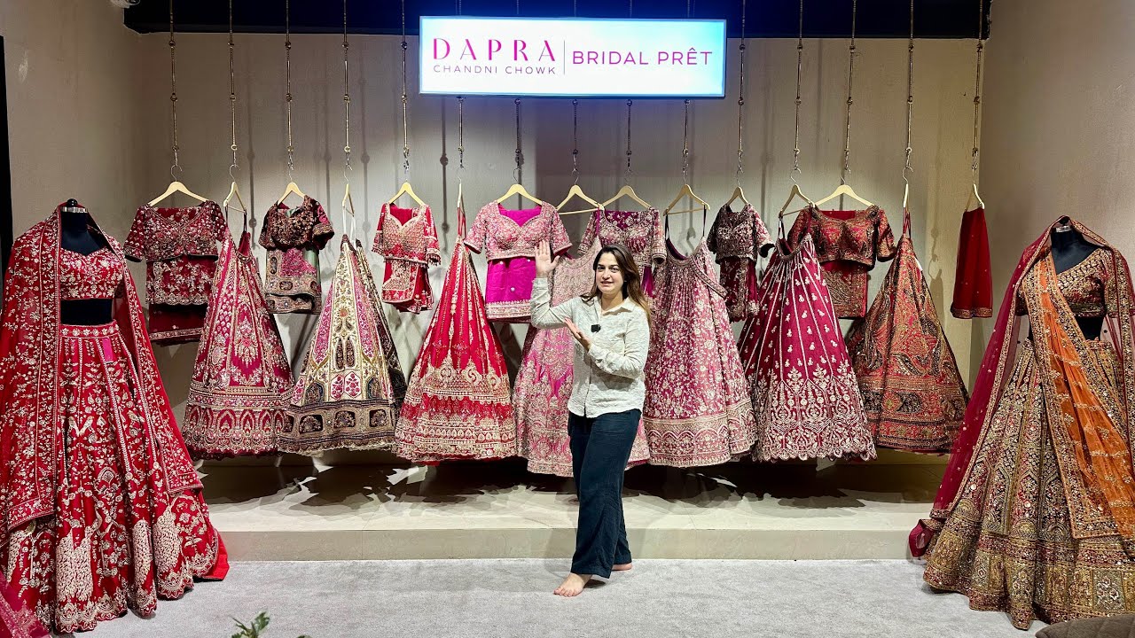 Bridal & Non Bridal Lehenga Special Start ₹20,000 to ₹300,000 | Bridal Lehenga Shop in Chandni Chowk