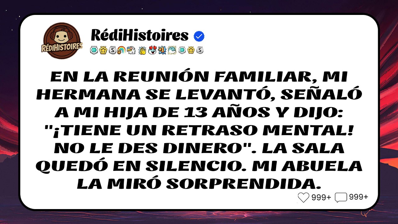 Mi Hermana Señaló A Mi Hija De 13 Años Y Dijo: 