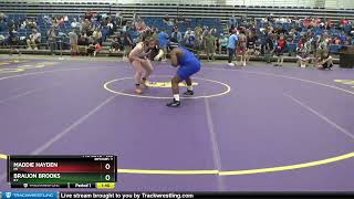 165 Lbs Round 2 - Maddie Hayden, MI Vs BraiJon Brooks, KY F65c