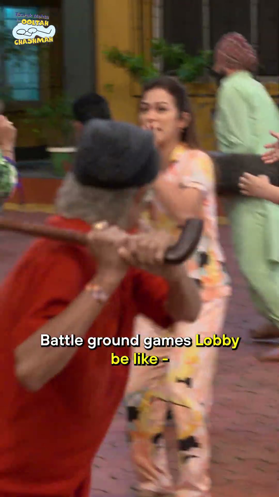 Battle ground games Lobby be like!#tmkoc #funny #comedy #relatable #shorts #funnyshorts