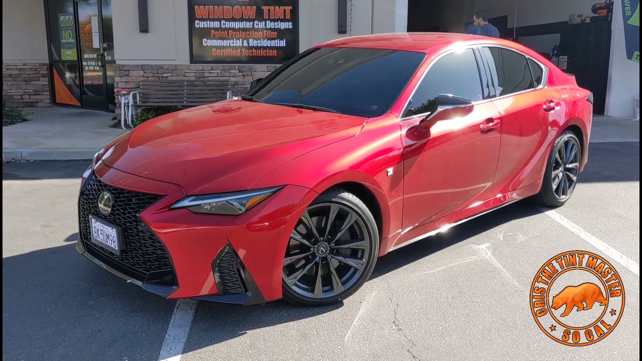 2021 Lexus is350 window tint nano ceramic DUBIR YouTube