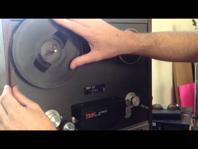 TEAC A-6600 REEL 2 REEL How to Load Repair Instructions Service