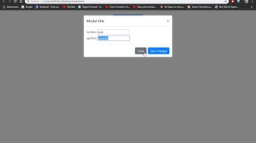 Pasar datos a modal mediante variables