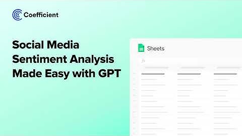 Social Media Sentiment Analysis Made Easy with GPT