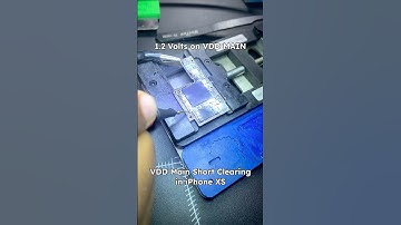 iPhone XS VDD Main Short Clearing
